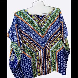 Miami  printed short kimono top